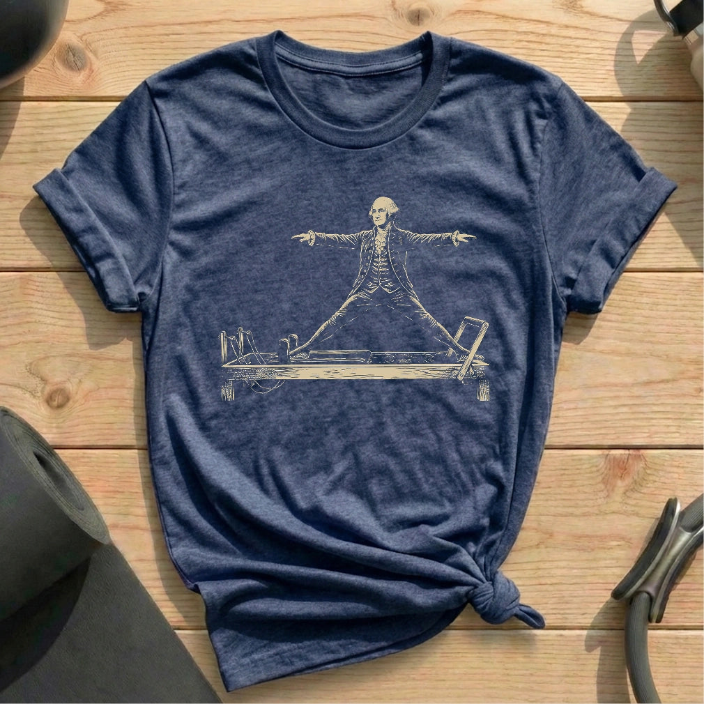 Washington Side Split T-shirt - in MindCloth Pilates Tshirt Collection