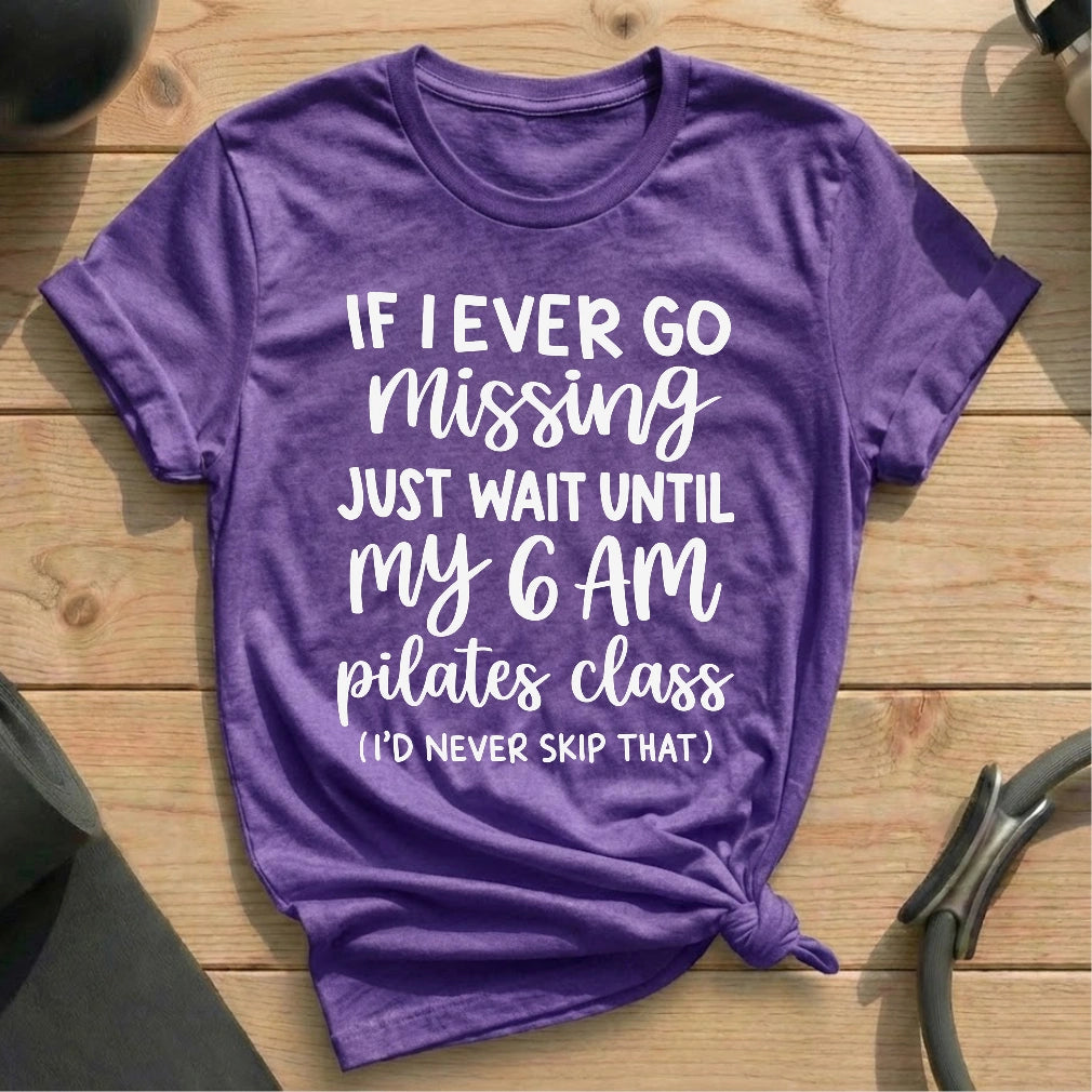 6 Am Class T-shirt - in MindCloth Pilates Tshirt Collection