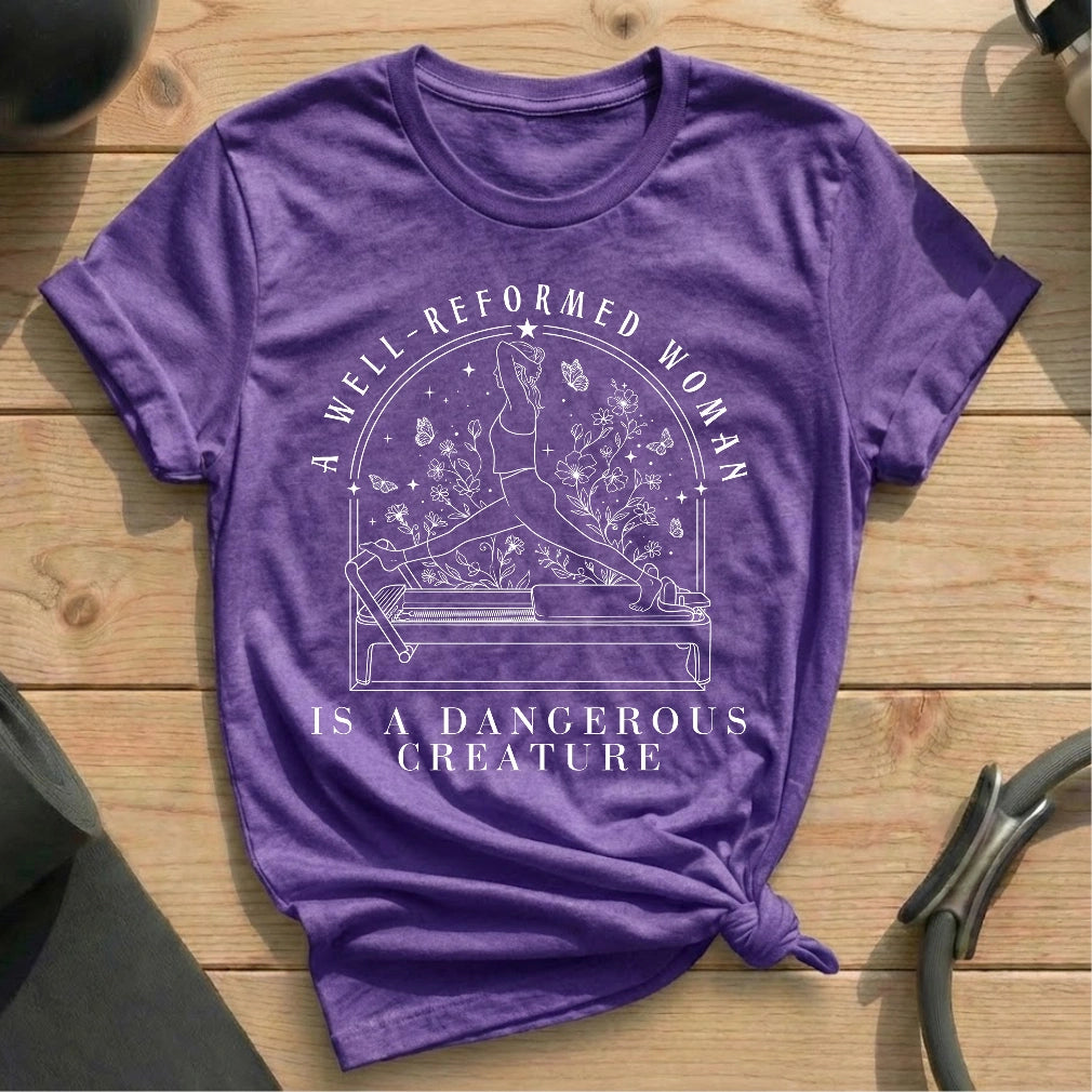 A Well-Reformed Woman T-shirt - in MindCloth Pilates Tshirt Collection