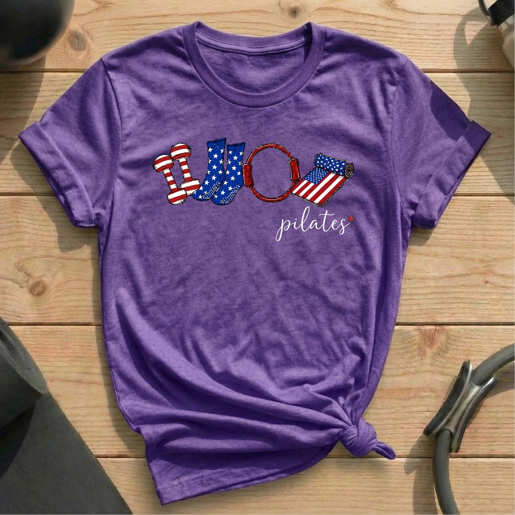 America in Pilates T-shirt