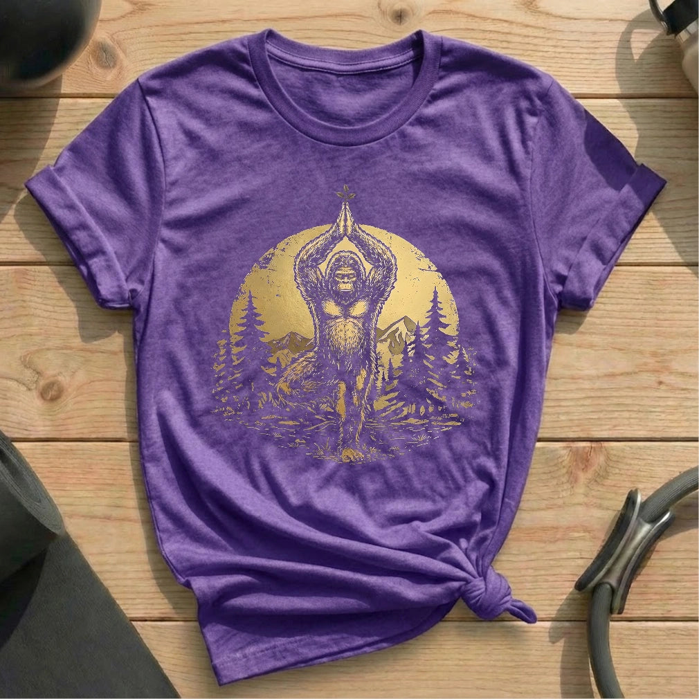 Bigfoot Tree Pose T-shirt