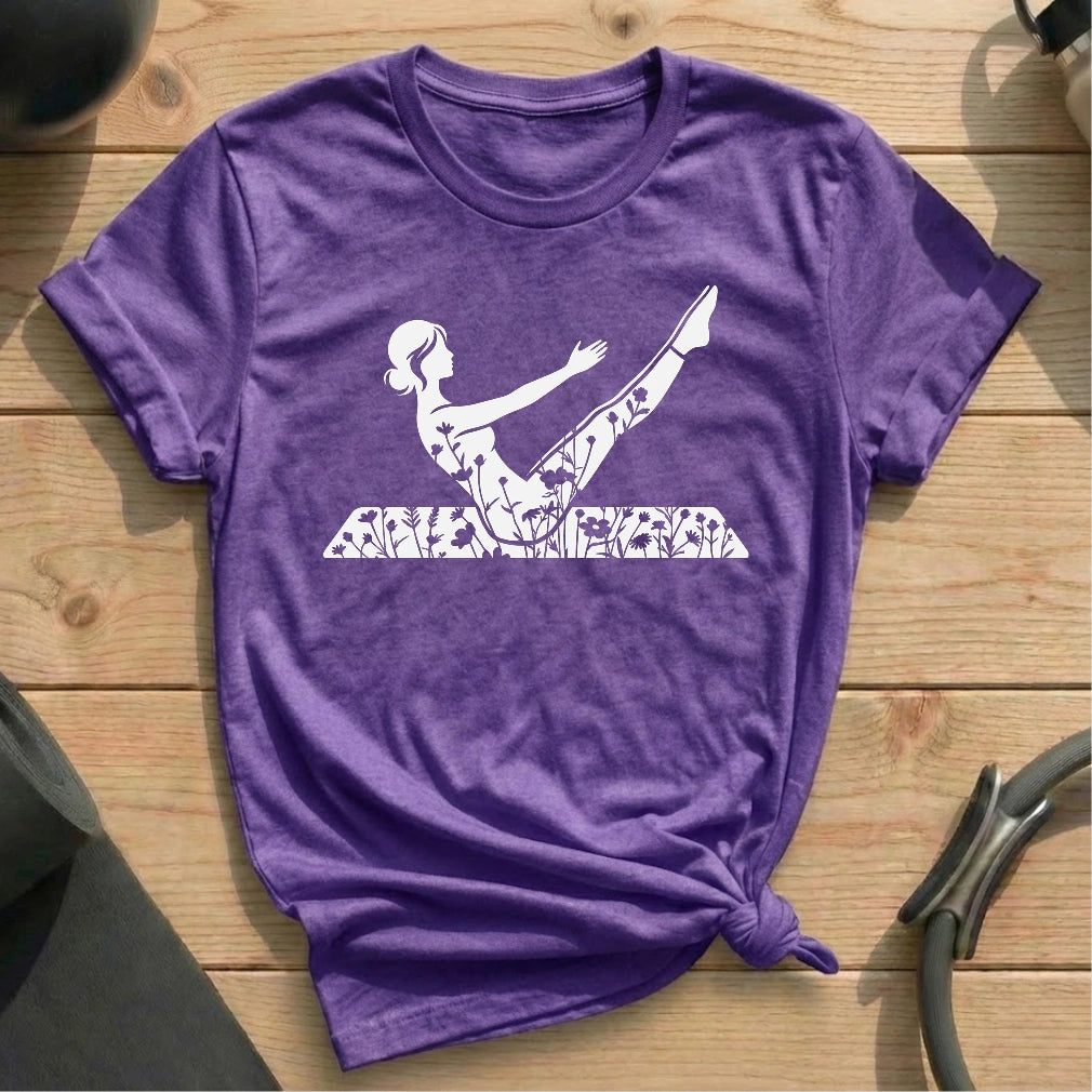 Blooming Teaser T-shirt - in MindCloth Pilates Tshirt Collection