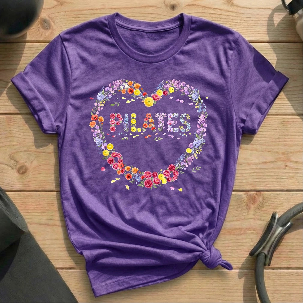 Flower Heart Pilates T-shirt