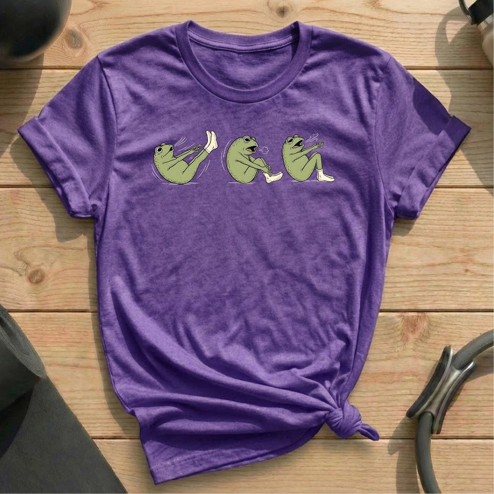 Frog Pilates T-shirt - in MindCloth Pilates Tshirt Collection
