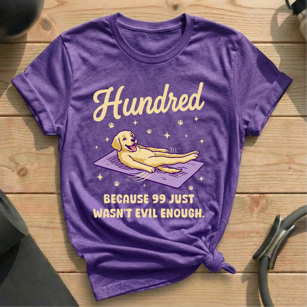 Hundred Dog T-shirt - in MindCloth Pilates Tshirt Collection