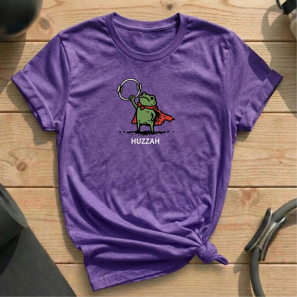 Huzzah T-shirt - in MindCloth Pilates Tshirt Collection