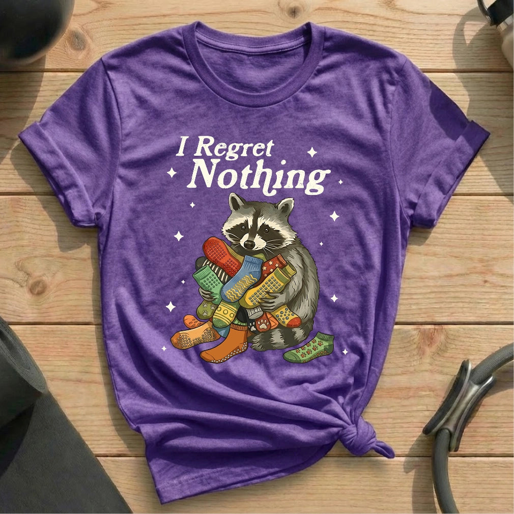 I Regret Nothing T-shirt - in MindCloth Pilates Tshirt Collection