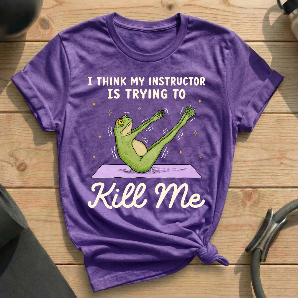 Instructor Kil Me Frog T-shirt