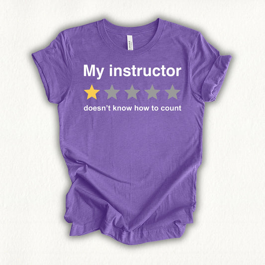 Instructor Rating T-shirt - in MindCloth Pilates Tshirt Collection