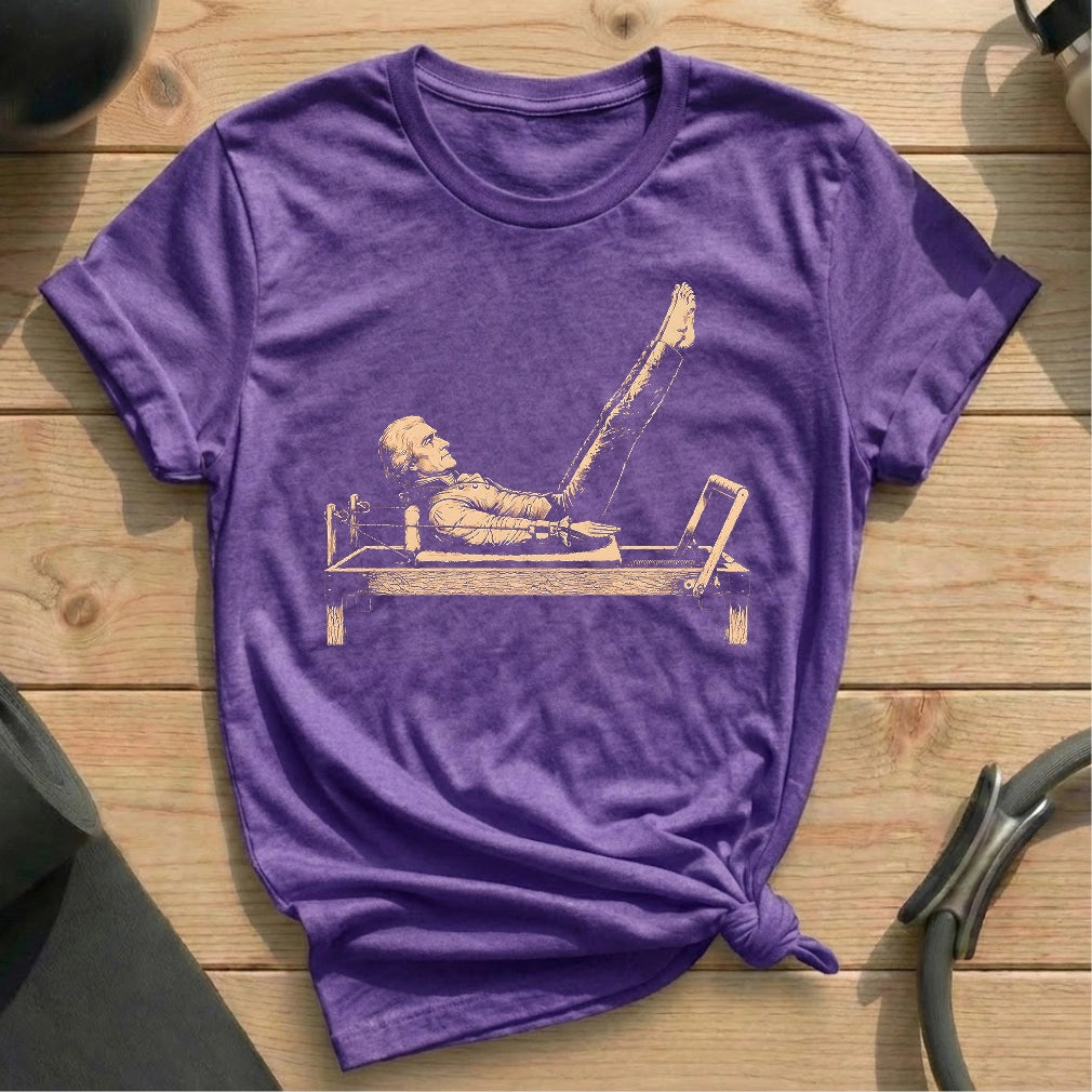 Jefferson Hundred T-shirt - in MindCloth Pilates Tshirt Collection