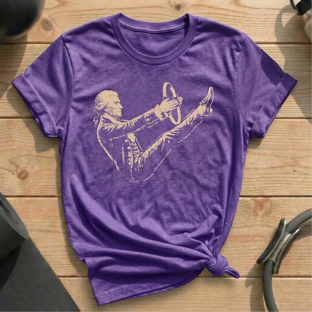 Jefferson Teaser T-shirt - in MindCloth Pilates Tshirt Collection