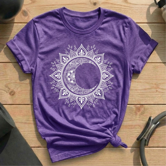 Mandala Moon T-shirt