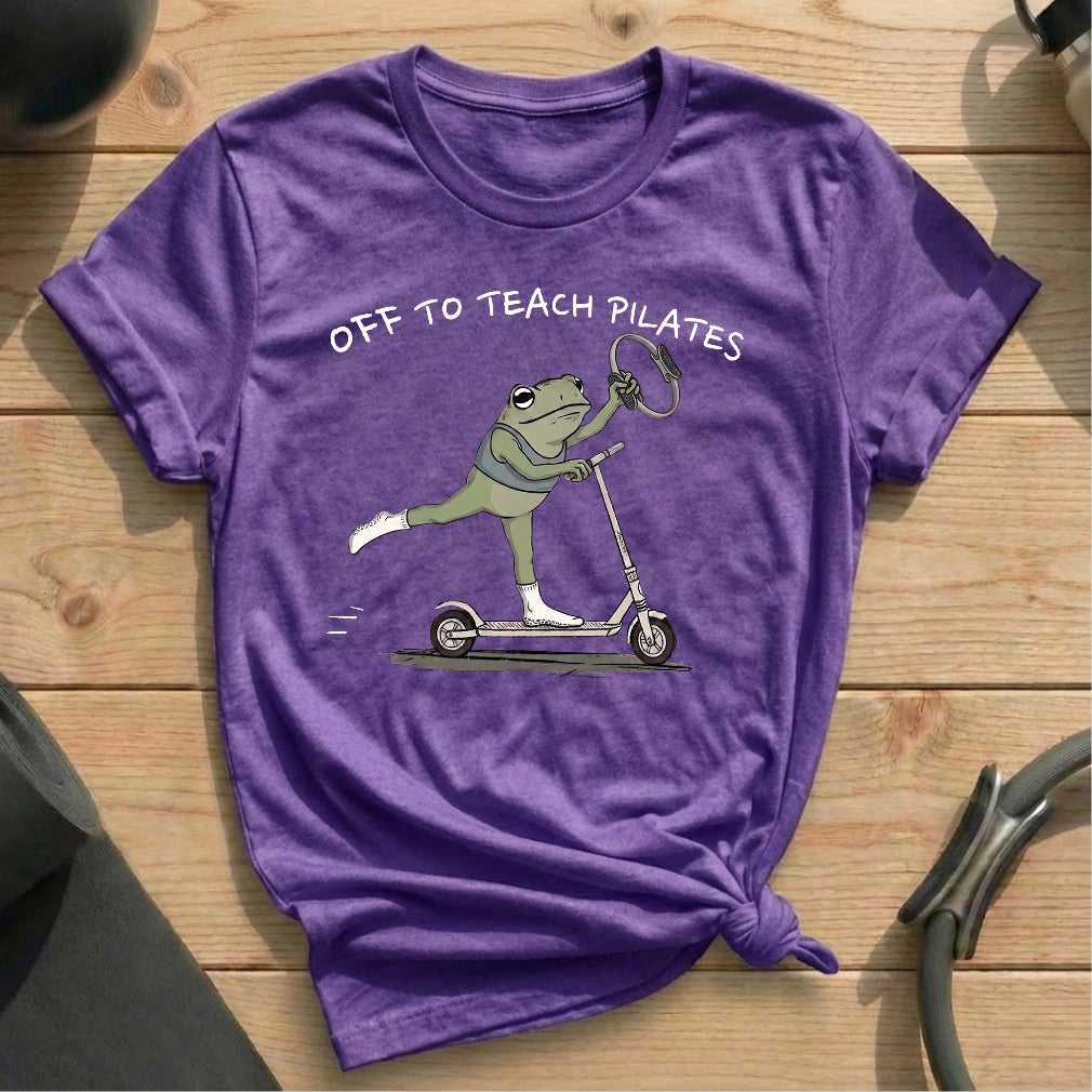 Off To Teach Pilates T-shirt - in MindCloth Pilates Tshirt Collection