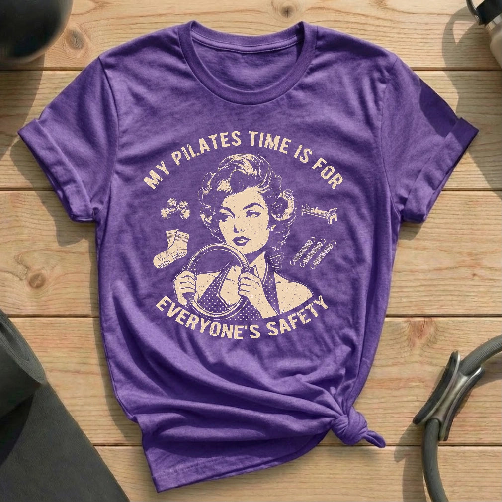 Pilates For Everyone Safety T-shirt - in MindCloth Pilates Tshirt Collection