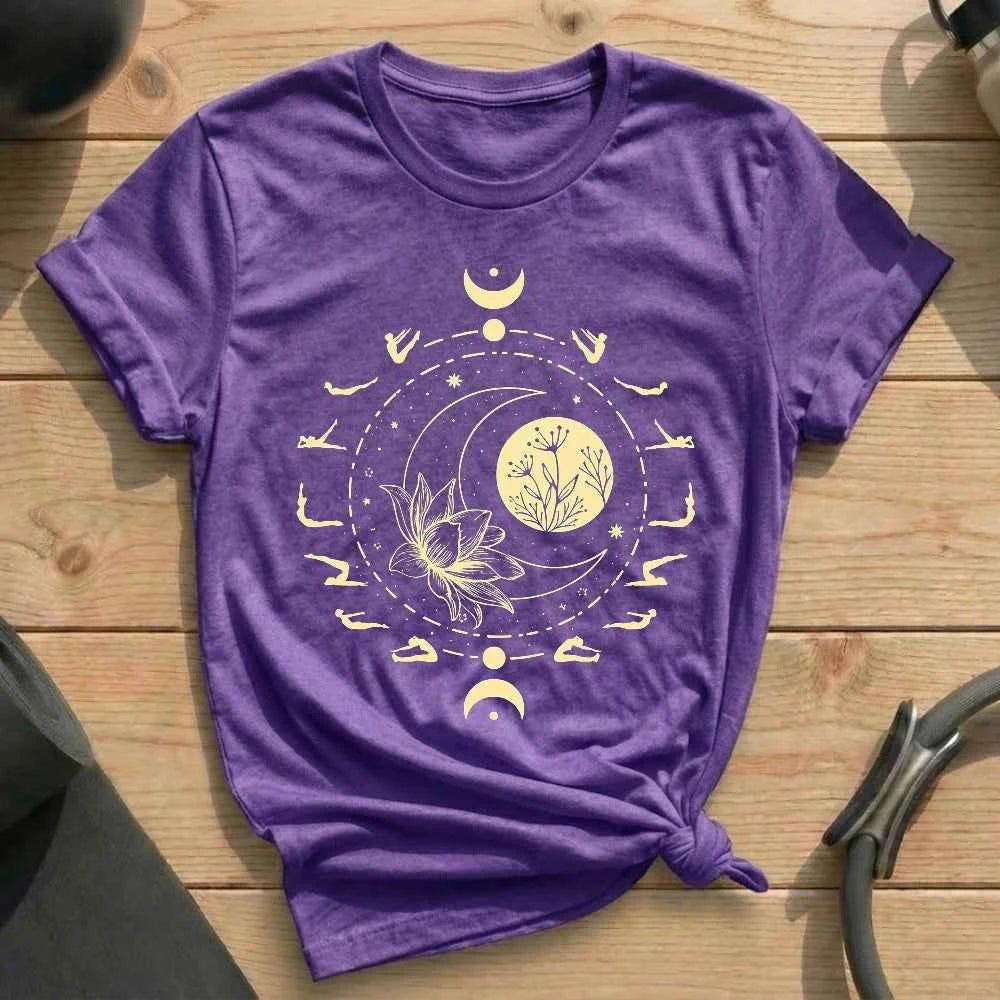 Pilates Moon Phases T-shirt