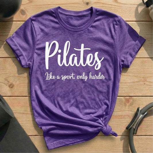 Pilates Only Harder T-shirt - in MindCloth Pilates Tshirt Collection