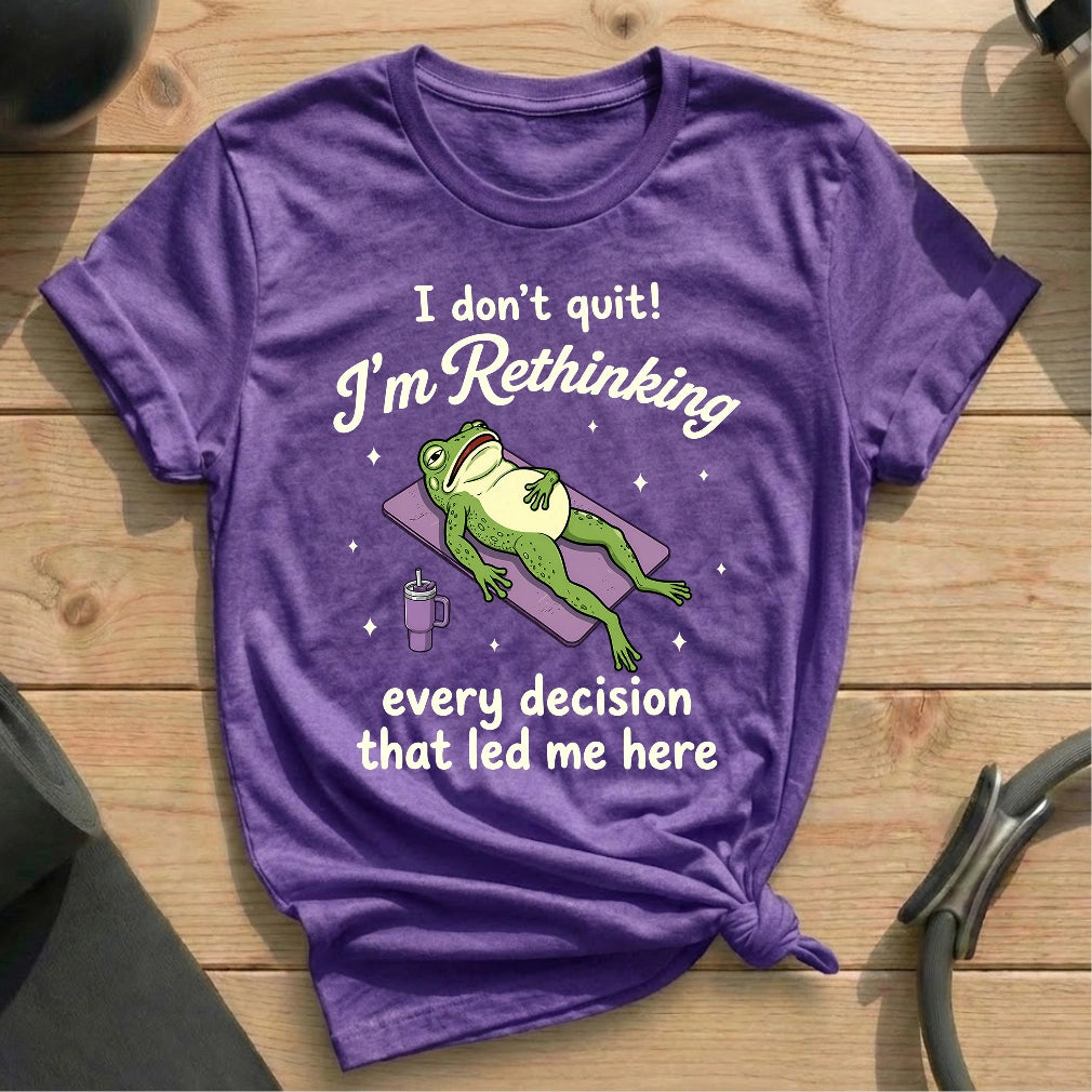 Rethinking T-shirt - in MindCloth Pilates Tshirt Collection
