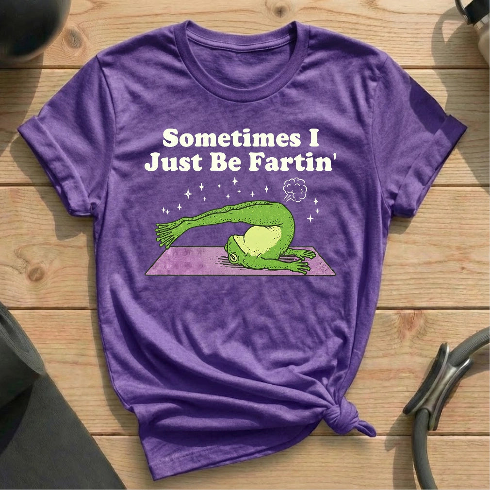 Sometimes I Fart in Pilates Class T-shirt - in MindCloth Pilates Tshirt Collection