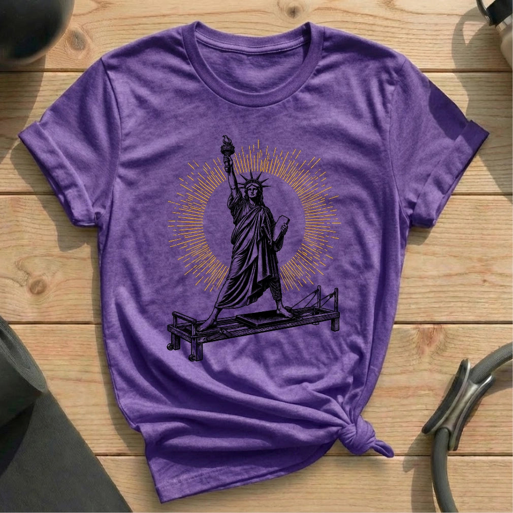 Statue of Liberty Pilates T-shirt