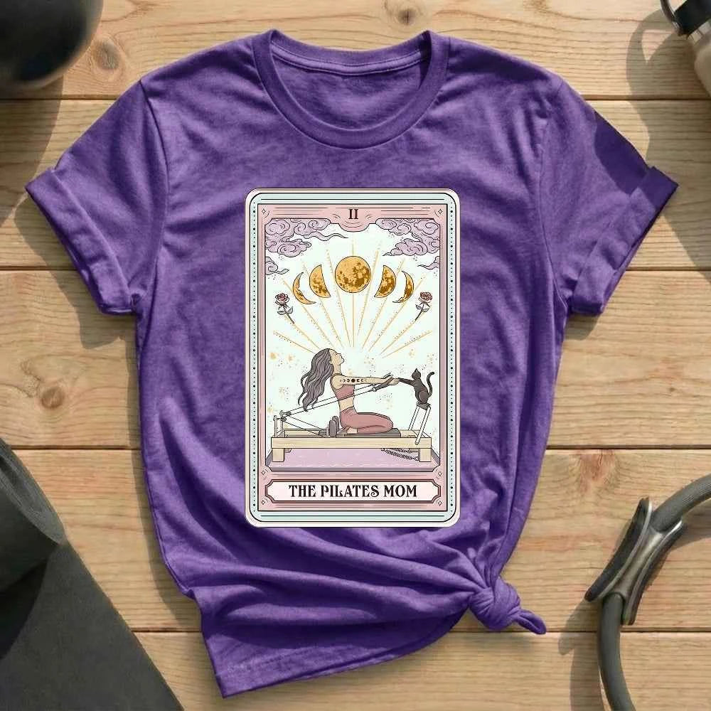 The Pilates Mom Tarot Card T-shirt