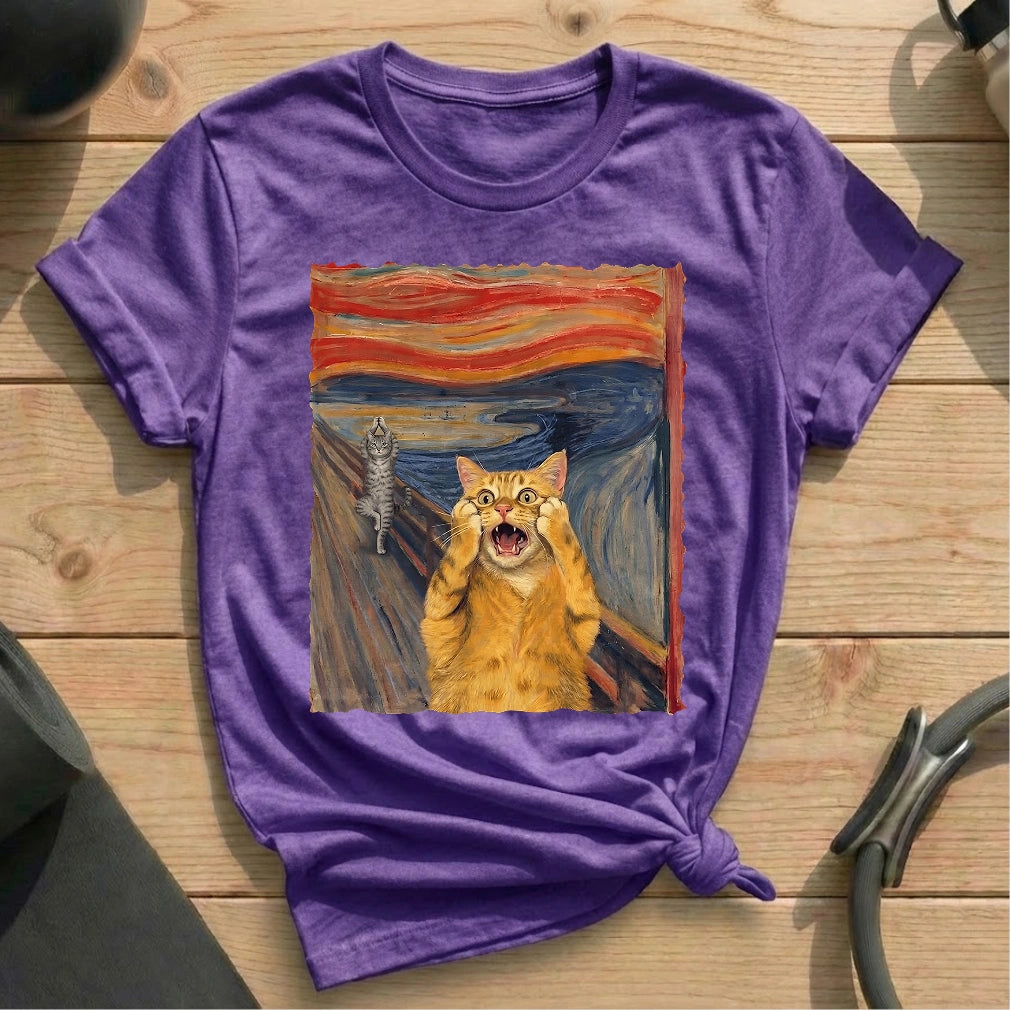 The Scream Cat Pilates T-shirt
