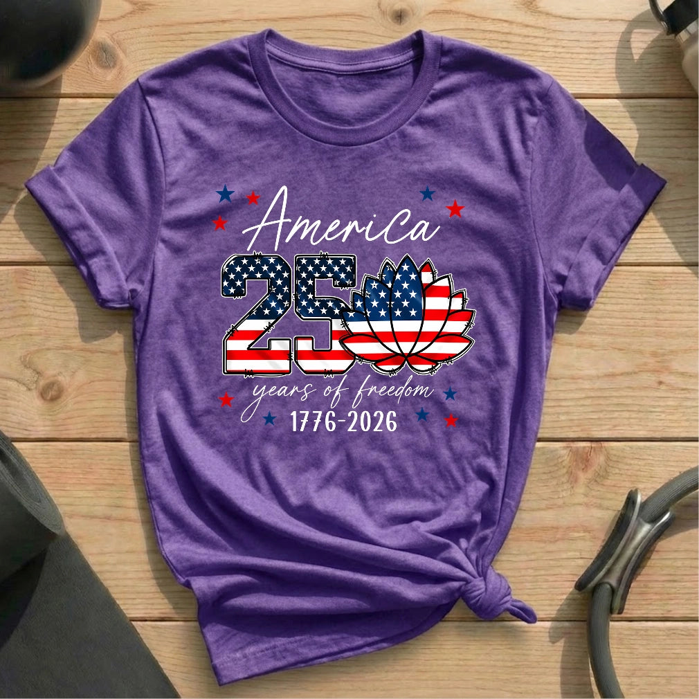 USA 250th Lotus T-shirt