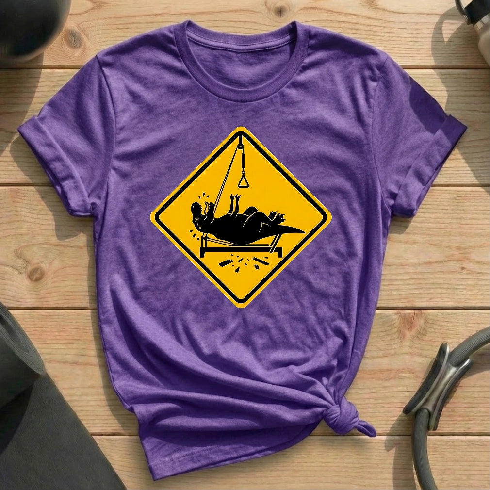 Warning Dinosaur T-shirt