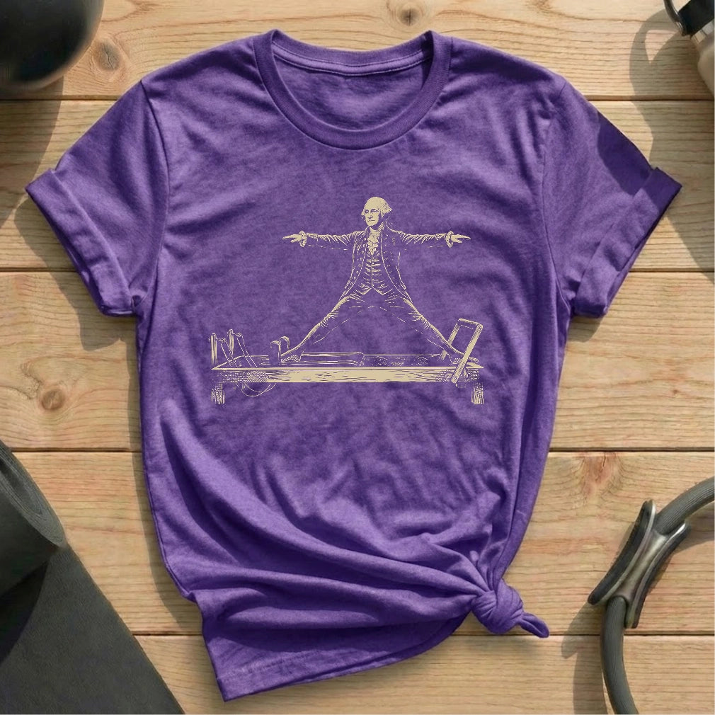Washington Side Split T-shirt - in MindCloth Pilates Tshirt Collection