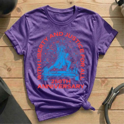 With Liberty Justice 250th T-shirt