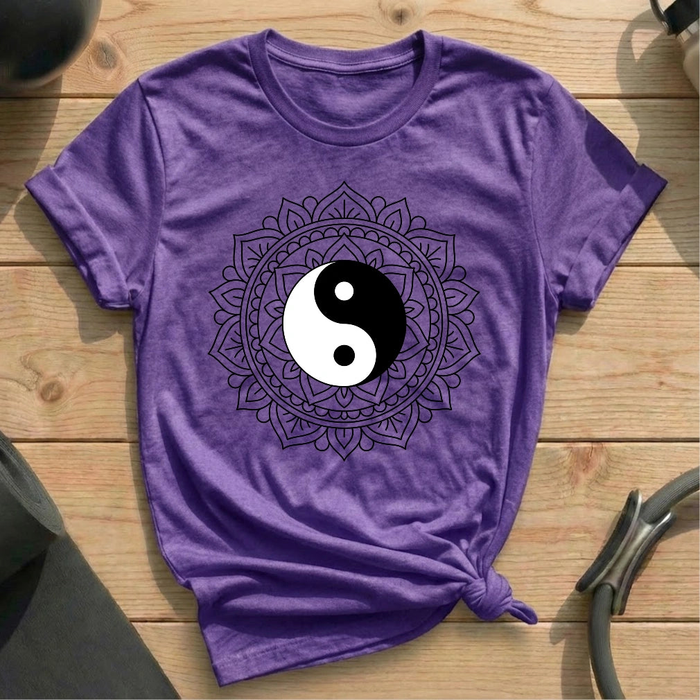 Yin Yang Mandala T-shirt