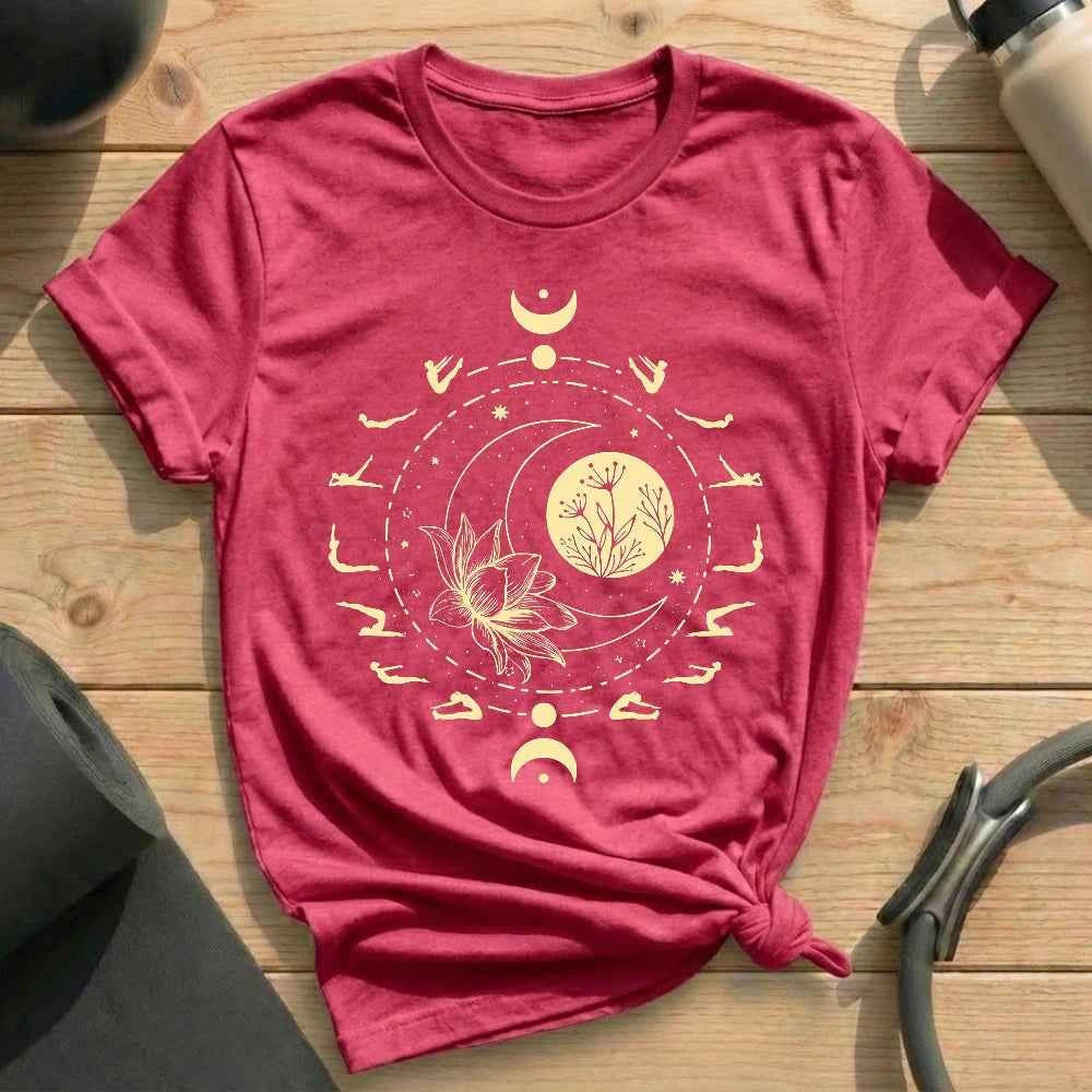 Pilates Moon Phases T-shirt