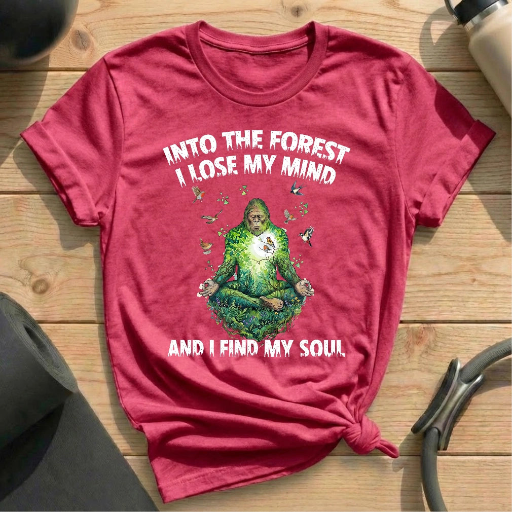 Bigfoot Meditate T-shirt