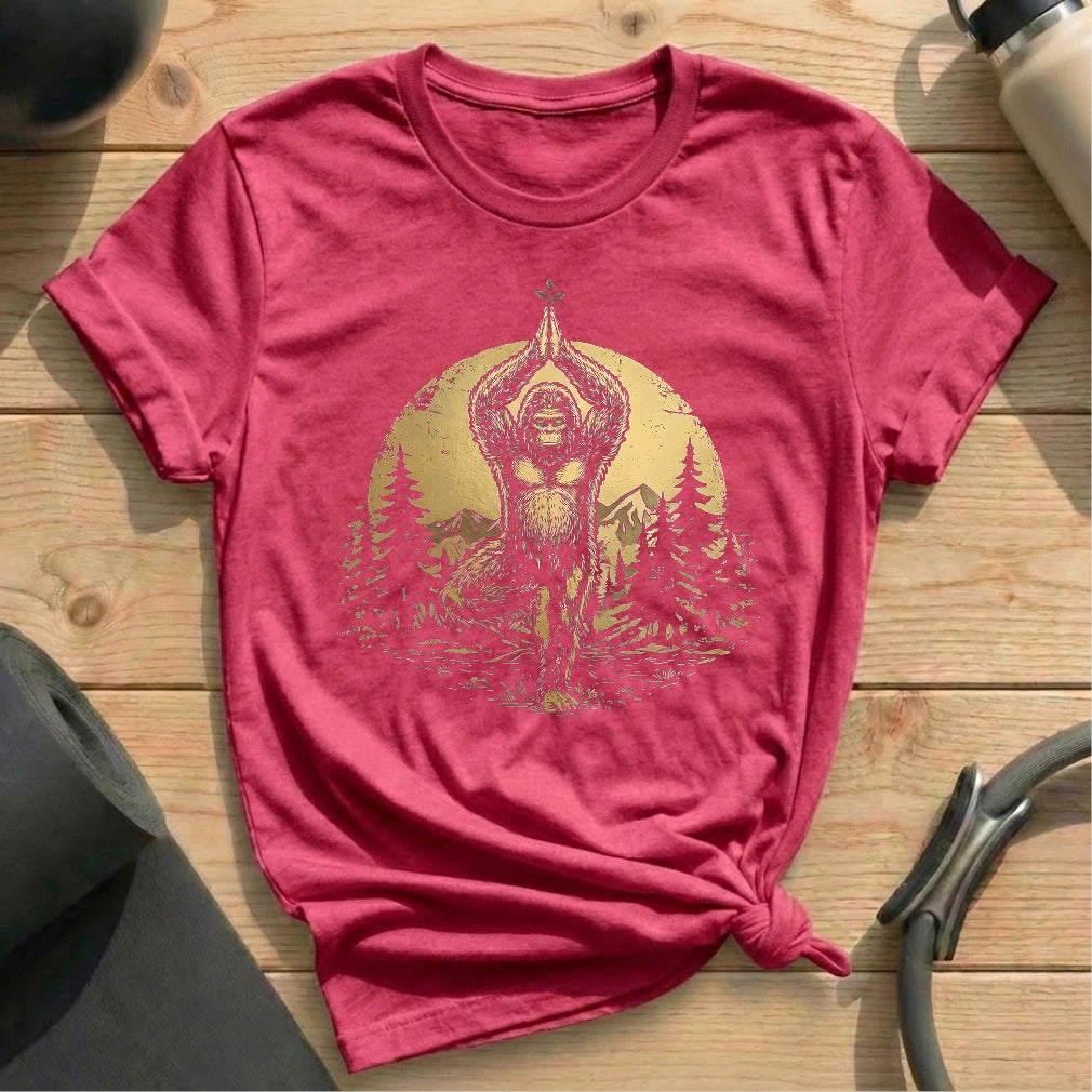 Bigfoot Tree Pose T-shirt