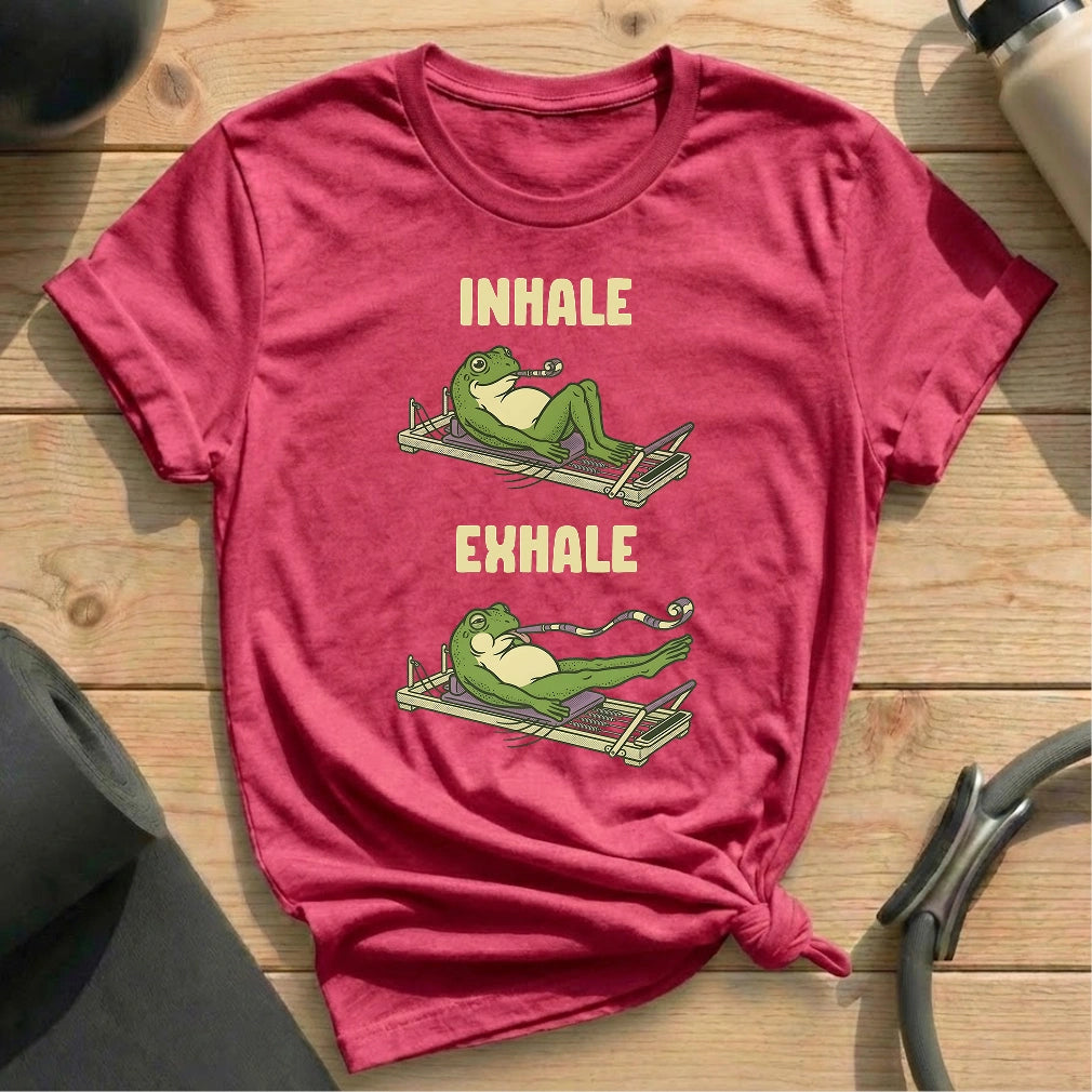 Inhale Exhale Frog T-shirt