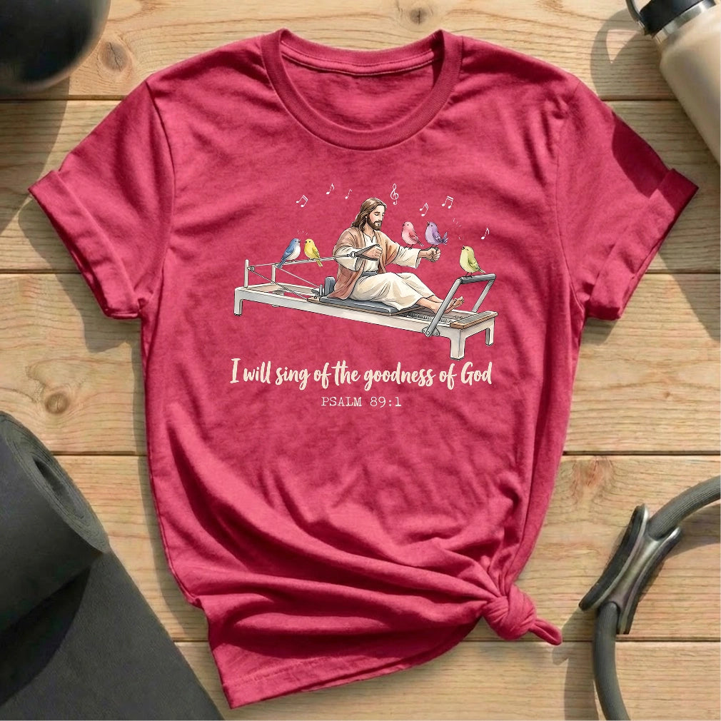 Jesus Song Pilates T-shirt