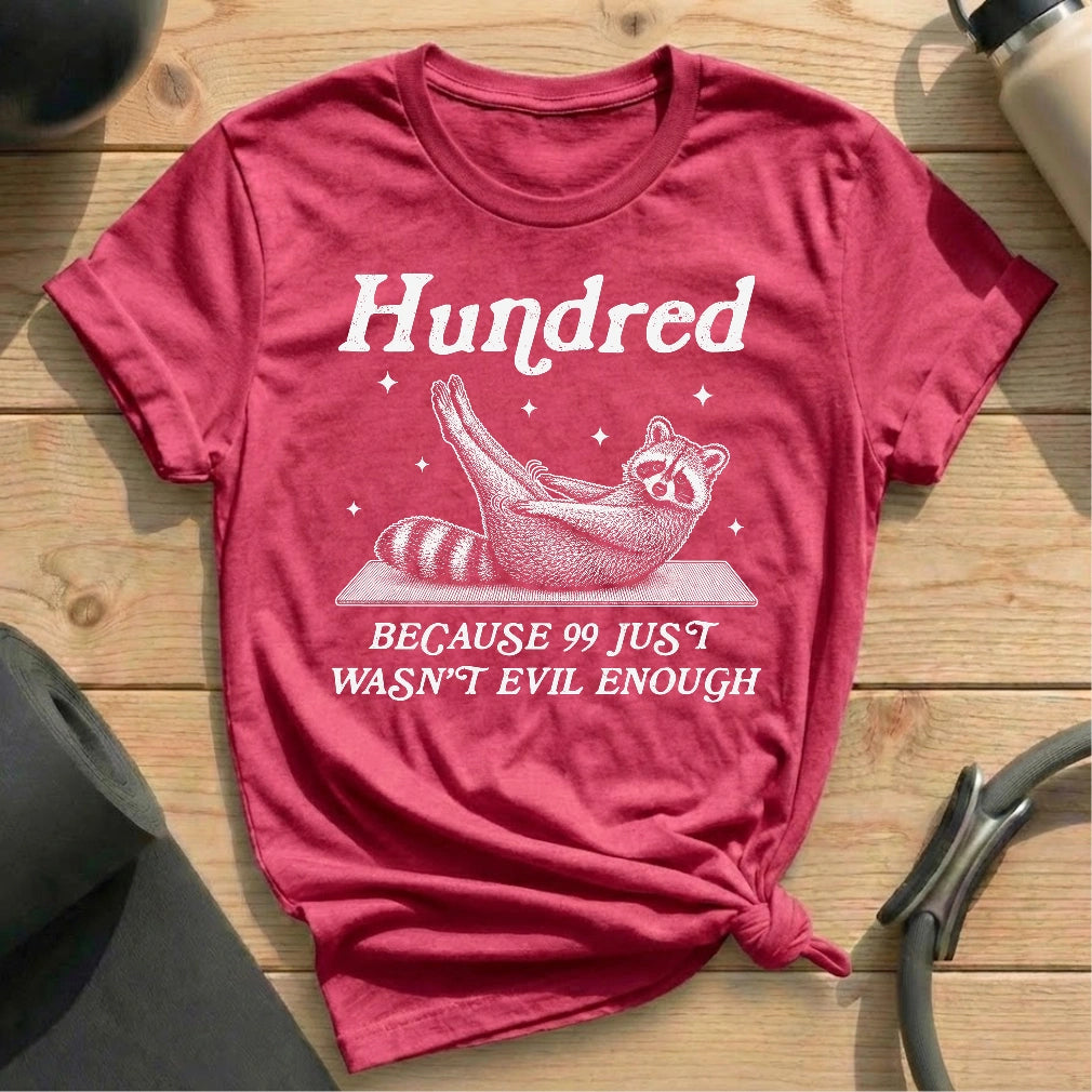 Racoon Hundred Evil T-shirt
