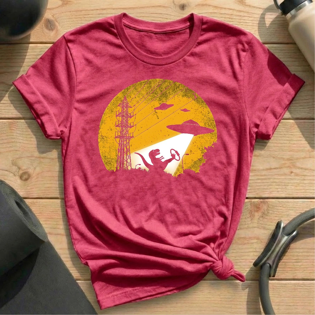 UFO Dinosaur T-shirt