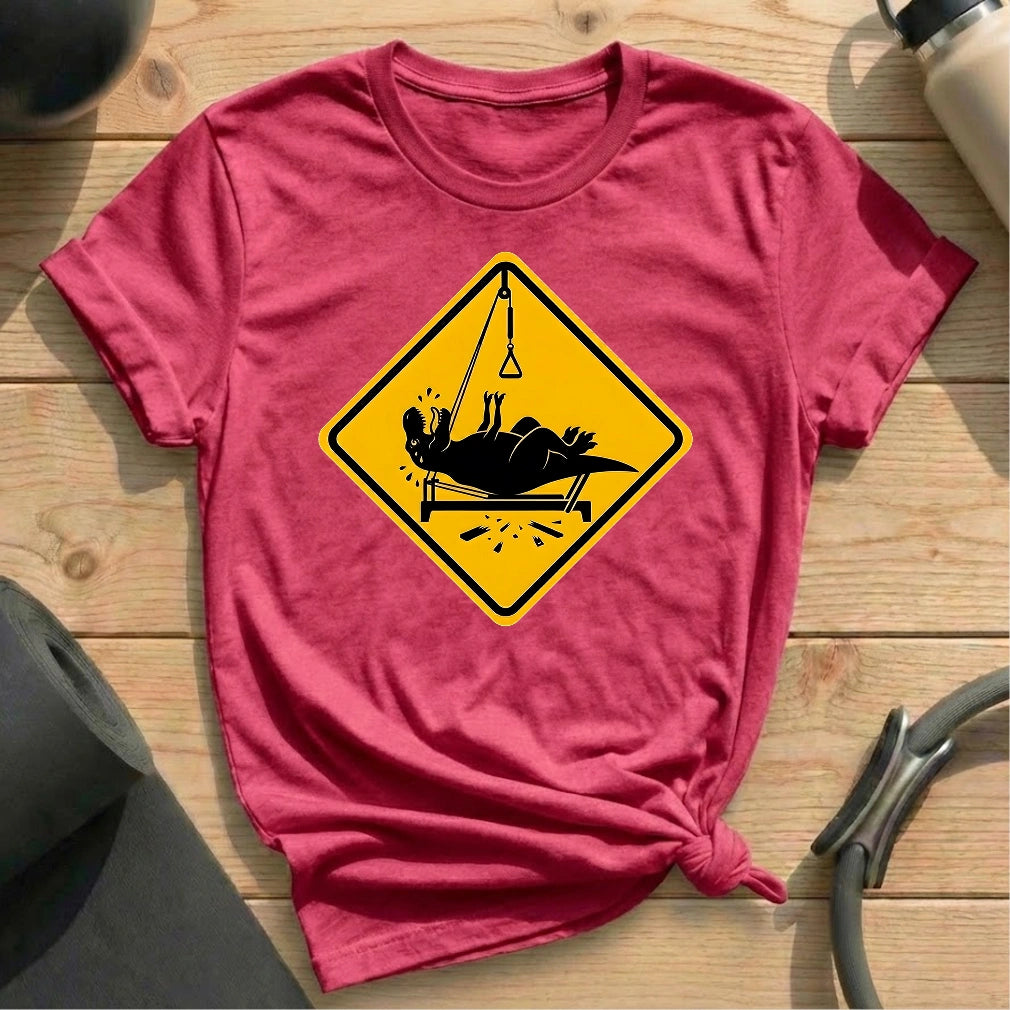 Warning Dinosaur T-shirt
