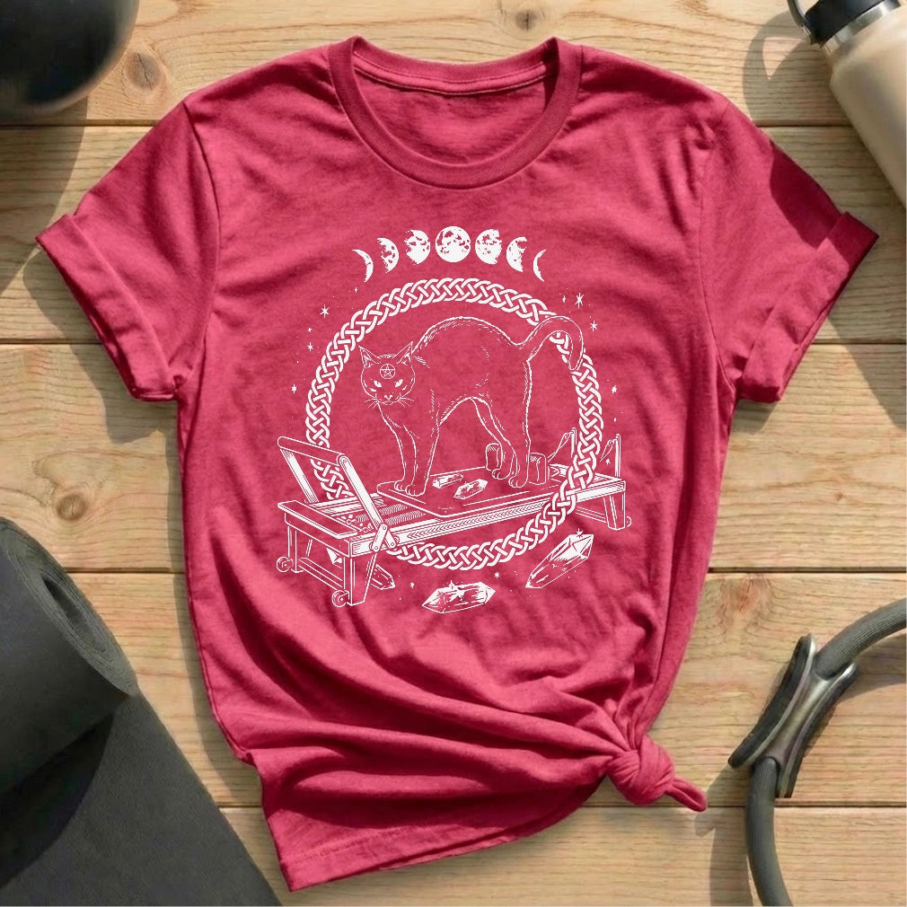 Yule Cat Pilates T-shirt