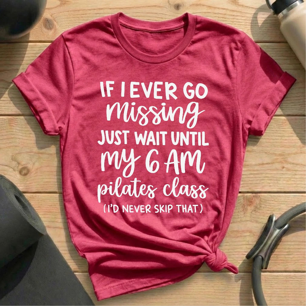 6 Am Class T-shirt - in MindCloth Pilates Tshirt Collection