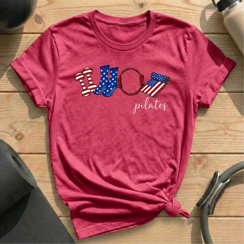 America in Pilates T-shirt