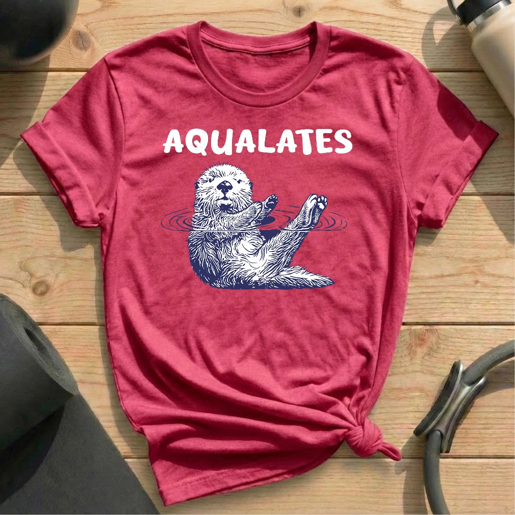 Aqualates T-shirt - in MindCloth Pilates Tshirt Collection