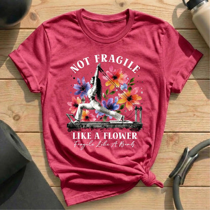 Fragile Like Bomb T-shirt - in MindCloth Pilates Tshirt Collection