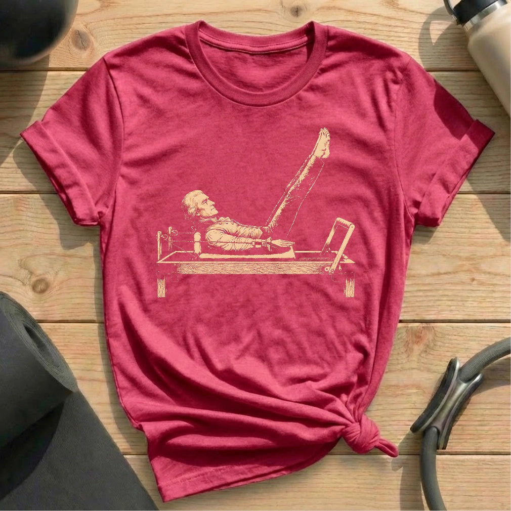 Jefferson Hundred T-shirt - in MindCloth Pilates Tshirt Collection