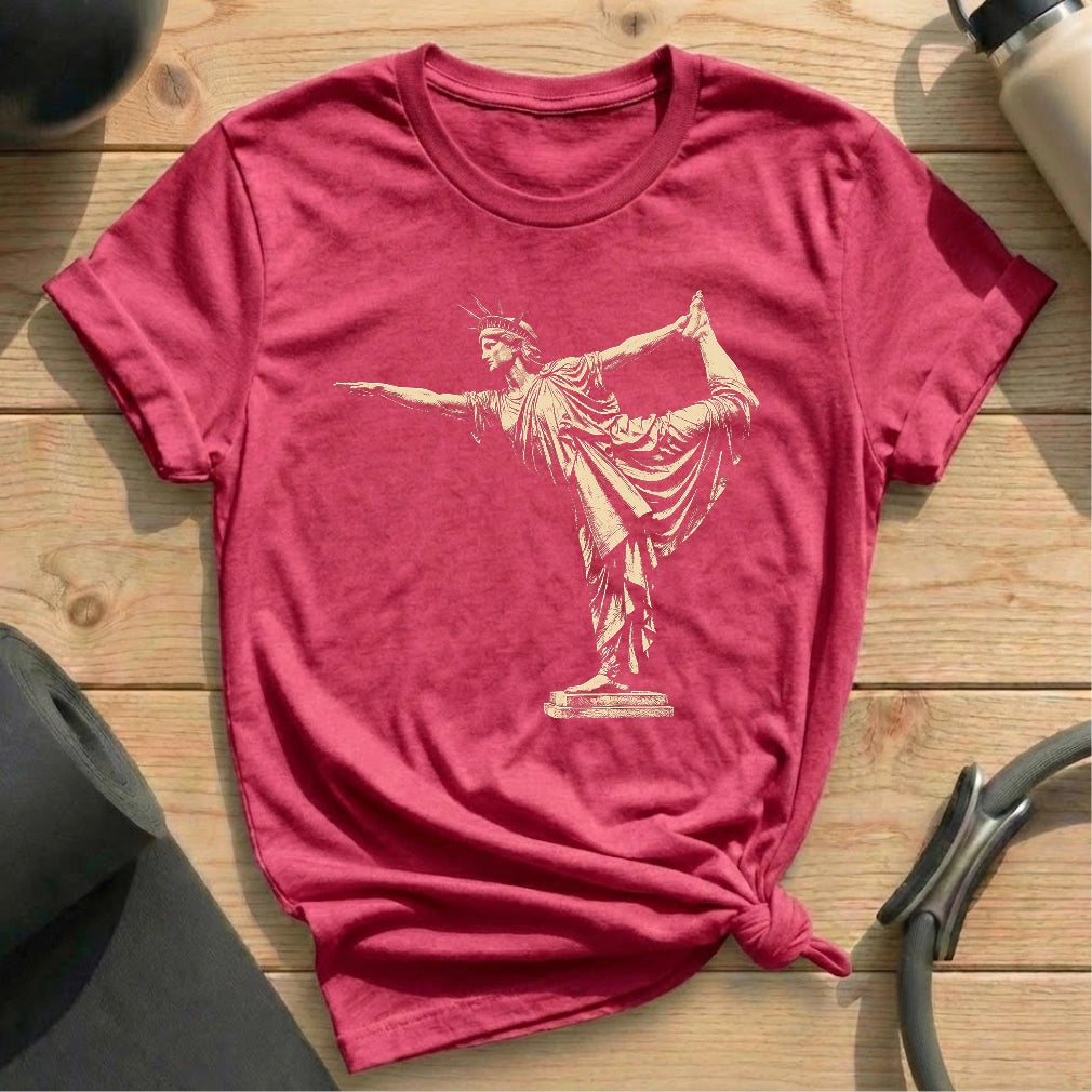 Liberty in Natarajasana T-shirt
