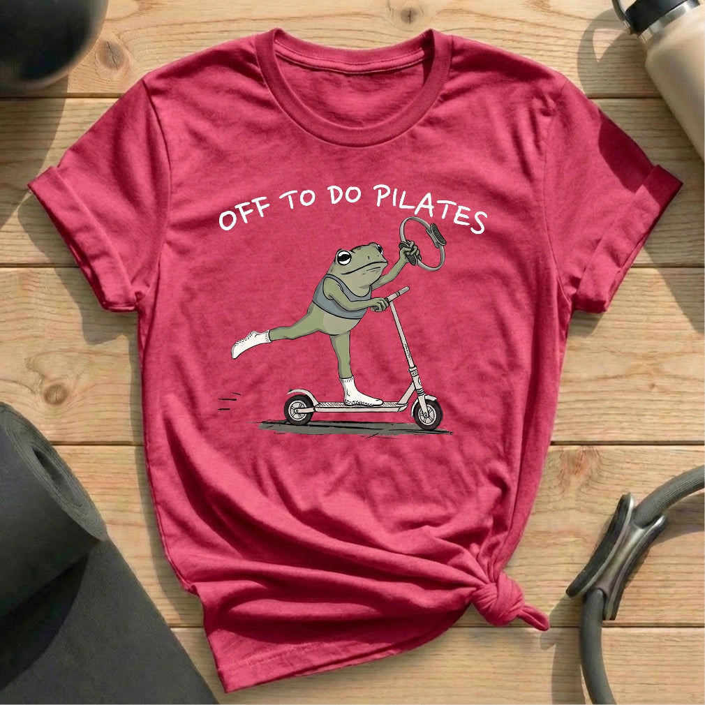 Off To Do Pilates T-shirt - in MindCloth Pilates Tshirt Collection