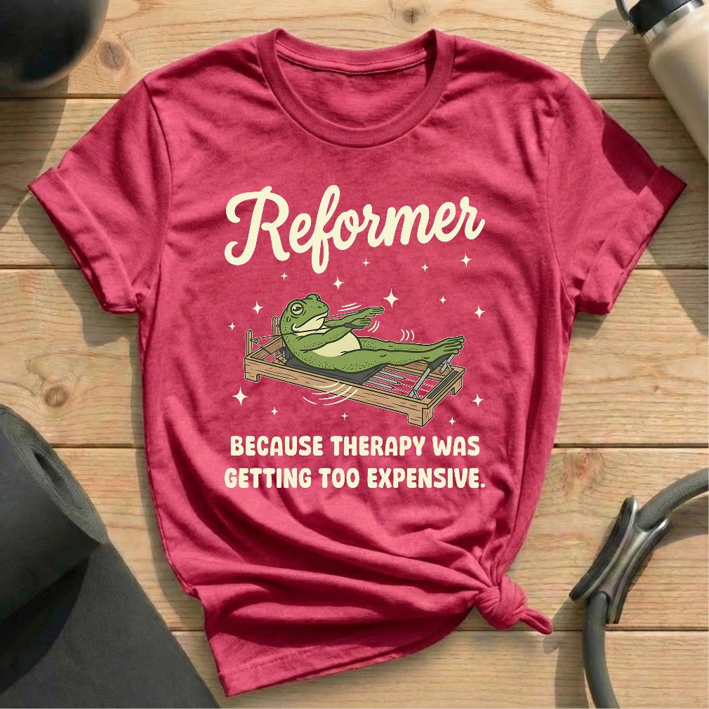 Reformer Cheaper T-shirt - in MindCloth Pilates Tshirt Collection