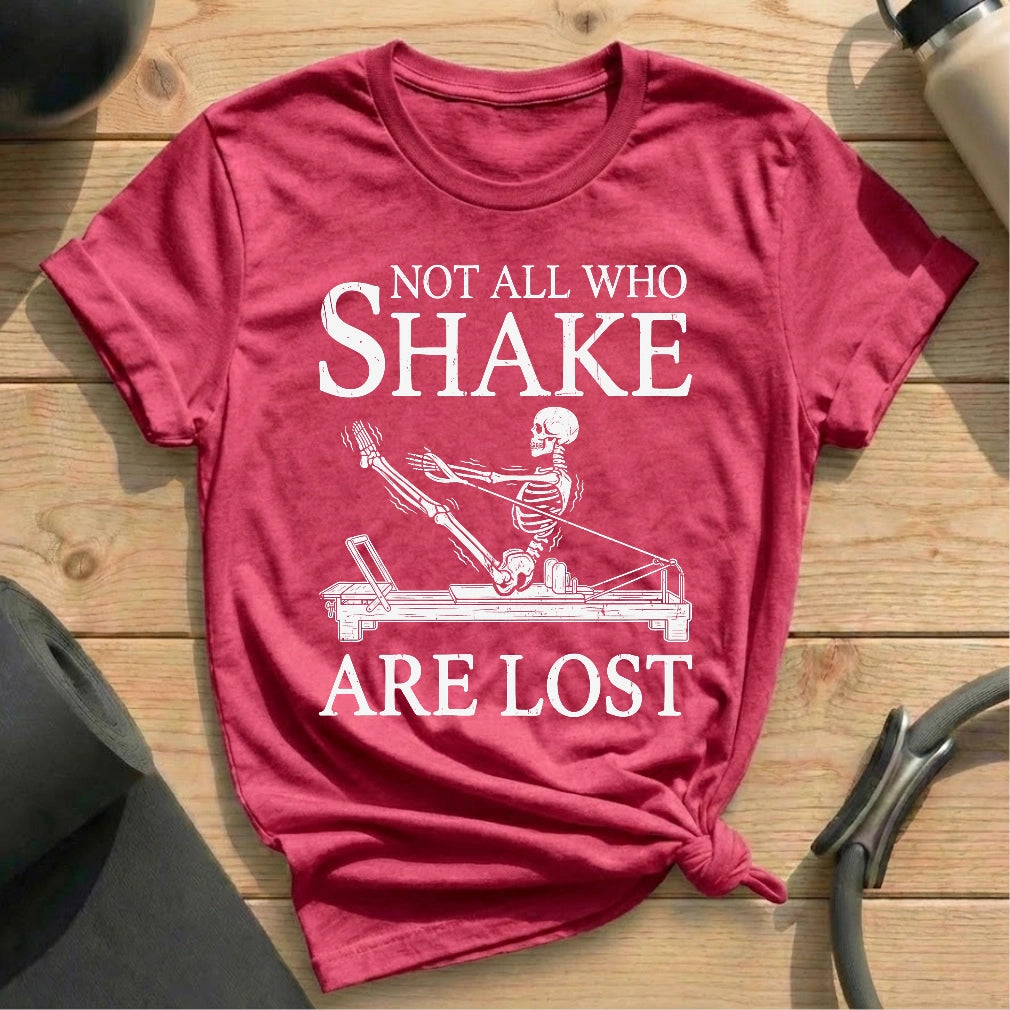 Skeleton Shake T-shirt - in MindCloth Pilates Tshirt Collection