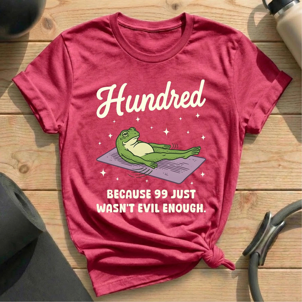The Hundred Evil T-shirt - in MindCloth Pilates Tshirt Collection