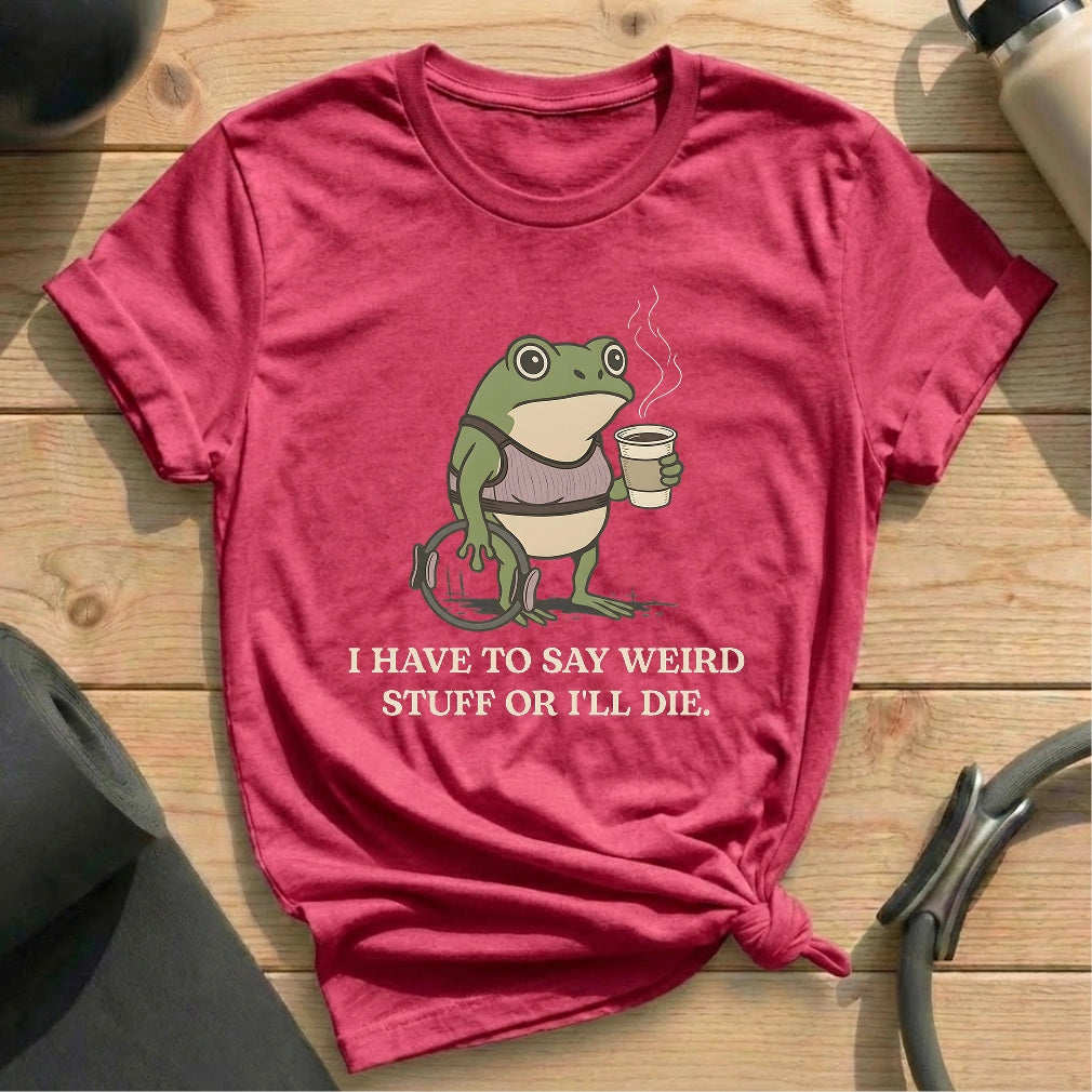 Weird Instructor T-shirt - in MindCloth Pilates Tshirt Collection